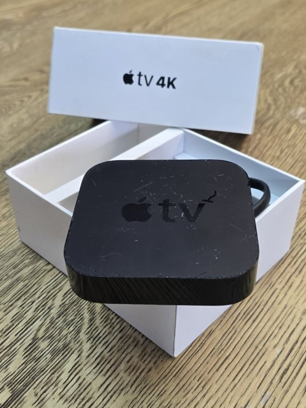 Apple TV 4K (1st Gen) w/ remote, cord & box